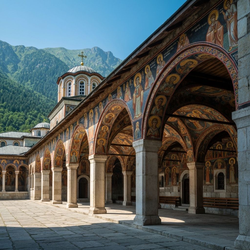 Rila Monastery, a UNESCO World Heritage Site in Bulgaria